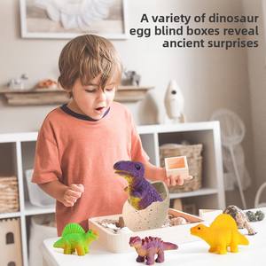 Huevo de Dinosaurio de Juguete para Maternidad, Juguete de Simulación de Eclosión en Agua, Modelo Animal de Plástico con Cascarón Rompible, Juguete que Expande en Agua - Product Image 2