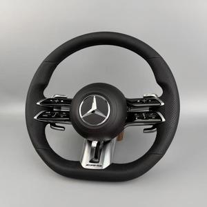 Volante de Cuero Estilo Dragonfly AMG para <span class=keywords><strong>Mercedes</strong></span> Clase A, C, E, GLA, GLC, GLB, GLE, Actualización de Antiguo a Nuevo - Product Image 5