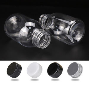 Botella de Plástico PET Transparente de 250 ml con Tapa de Rosca y Serigrafía para Té con Leche, Jugo, Agua Mineral - Product Image 4