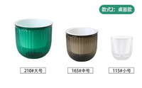 Nouveau design 2023 : Jardinières auto-arrosantes suspendues en plastique écologique pour plantes d'intérieur/extérieur, pots de fleurs avec drainage pour centres commerciaux