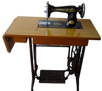 Machine à coudre manuelle, table et support