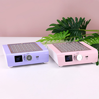 Nouvelle conception 2024, silencieuse, haute vitesse de ventilation, 4500 tr/min, machine professionnelle de collecte de poussière pour ongles sans fil pour usage en salon