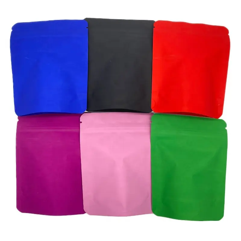 High Quality Hot-Selling Aluminum Foil Zipper Bag Stand Pouch with Matte/Glossy Finish Low MOQ Plastic Packaging Food Mylar Bag