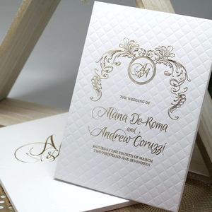 การ์ดเชิญงาน<span class=keywords><strong>แต่งงาน</strong></span>ปกแข็งแบบมีลายอักษรย่อส่วนตัว ดีไซน์หรูหรา พร้อมซองใส่ งานฝีมือประณีต ของที่ระลึกงานเลี้ยงฉลองมงคลสมรส - Product Image 6