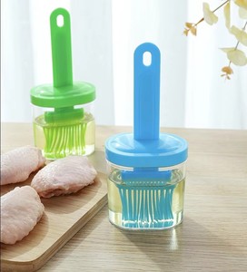 Silicone Oil <b>Brush</b> <b>Bottle</b> (Baking) BBQ Tool Home Use High-Temperature Resistant Integrated Plastic Long Handle Reusable - Product Image 5