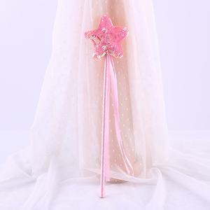 Varita Mágica de Hada con Brillantina y Estrella para Niñas Pequeñas, Ideal para Fiestas de Cumpleaños, Halloween, Navidad, Disfraces, Venta al Por Mayor - Product Image 2