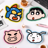 Tapis de souris personnalisé imprimé numériquement, antidérapant, dessin animé, pour la décoration de bureau, configuration de jeu, promotions de marque