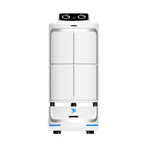 Robot de Servicio al <span class=keywords><strong>Cliente</strong></span> Programable y Automático de Alpha Hotel, Robot de Entrega Puerta a Puerta - Product Image 1