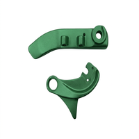 Engsel Braket Multi Garpu dari Aluminium Alloy AL6061 yang Ditempa Khusus, Lubang Engsel untuk Rem Cakram Sepeda Motor, Kaliper, Warna Hasil Sandblast Anod