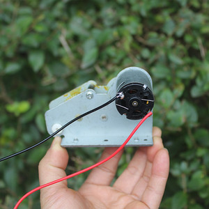 Motor de CC en miniatura de 12V con caja de engranajes de reducción para tanques RC, piezas DIY, 88.7mm x 63.8mm - Product Image 3