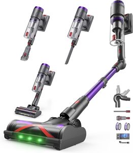 <span class=keywords><strong>Aspirateur</strong></span> à main sans fil 60KPa 600W 4 modes de vitesse Mode automatique intelligent Longue autonomie Tige flexible Charge rapide Utilisation en voiture - Product Image 1
