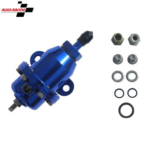 Régulateur de pression de carburant Auso-Racing FPR008 en aluminium bleu pour systèmes de réglage de moteur turbo - Product Image 1