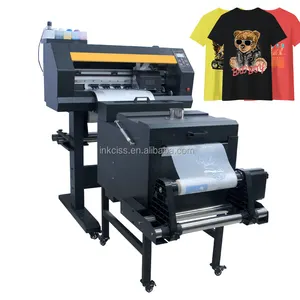 2022 Nieuwe 30Cm Rolfilm T-Shirt Textieldrukmachine Compleet Direct Naar Filmprinter Met Twee Xp600 Printkop