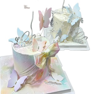 Honey And Sweetness Acrylic Butterfly Cake Decoration Plug In For Qixi Festival Cake Decorating Supplies - Product Image 5