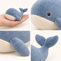 Peluche personnalisée Kawaii animaux marins, jouets en peluche doux, baleine, dauphin, pieuvre, phoque, crabe, cadeau pour enfants, OEM ODM