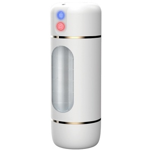 2 in 1 自動男性用オナニーポンプ、取り外し可能なモード、ポケットサイズ、Mサイズの女性器型 - Product Image 5
