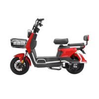 Sepeda Kota Listrik Digital Pintar 48V dengan Motor Hub Belakang 3-Kecepatan Konfigurasi Tinggi Rangka Baja Baterai Asam Timbal