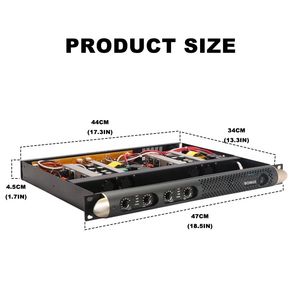 KYYSLB 4*1200W Professional Digital Amplifier High-power Pure Rear Stage KTV Stage <strong>D</strong>-<strong>Class</strong> Sound Equipment/Amplifiers/<strong>Speakers</strong> - Product Image 5