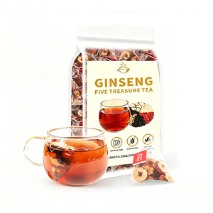 Tisana <span class=keywords><strong>alle</strong></span> Cinque Gemme di Ginseng in Bustina Doypack, 6 Ingredienti Visibili, Dolce e Morbida Senza Amarezza, Benessere Quotidiano, Ingrosso OEM - Product Image 1