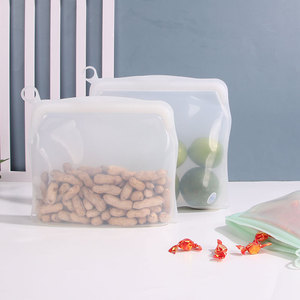 Sacs de conservation alimentaire en silicone avec crochets, réutilisables et scellables, pour fruits, légumes, organisation de la cuisine - Product Image 3