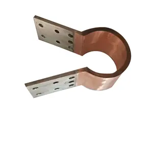 2024 Hot selling 4000A Flexible Laminated Copper Busbar Copper Foils Connector for Switchgear