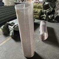 Tuyau d'air en PU renforcé avec fil d'acier plaqué cuivre en spirale transparente