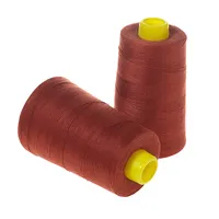 Оптовая продажа, ткацкая нить 40/2 5000yds, 100% полиэфирная швейная нить для одежды