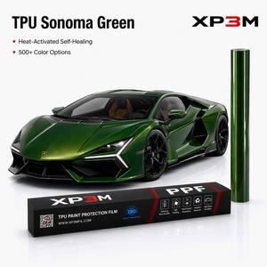 ฟิล์มใสกันรอยรถยนต์ XP3M สีเขียวโซโนมา OEM เงา TPU ความหนา 7.5 มิล ซ่อมแซมตัวเองได้ ป้องกันรอยขีดข่วน ป้องกันสีเหลือง ช่องระบายอากาศ - Product Image 1