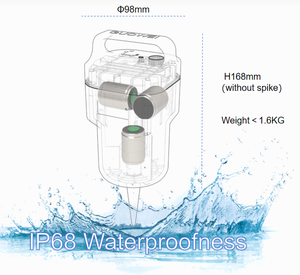 เครื่องวัดแผ่นดินไหวแบบจุดศูนย์กลาง 3C รุ่น SeisPrb-3C-OS สำหรับอุปกรณ์สำรวจแผ่นดินไหวทางธรณีวิทยา - Product Image 3
