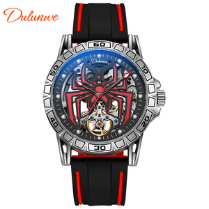 Reloj mecánico Dulunwe 6026D, reloj de pulsera popular a la moda, araña luminosa resistente al agua, reloj de concepto de agujero de gusano para hombre de alta calidad - Product Image 5