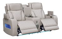 [Stock US] Ensemble de fauteuils inclinables électriques Aire Transformer en similicuir, 3 places et 2 places, 5 places, expédition domestique aux États-Unis, MOQ 1