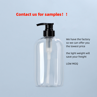 Flacon pompe transparent personnalisé pour cosmétiques, lotion, shampoing, crème – Emballage en plastique avec bouchon pulvérisateur