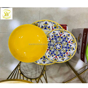 Service de table de style marocain de luxe <span class=keywords><strong>Jordan</strong></span>, 18 pièces, 24 pièces, assiettes à dîner pour manger, prix direct d'usine en gros - Product Image 4