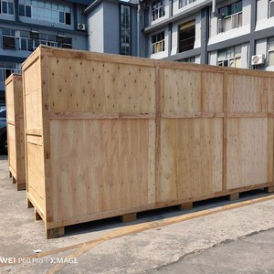 Guowei Packaging Export <b>Wooden</b> <b>Crates</b> Plywood Custom Size Fumigation Free Industrial Transport Turnover Boxes Logistics - Product Image 3