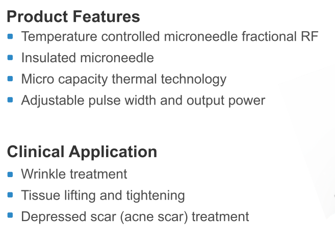 Peninsula Fractional RF Micro Needle Skin Care System 240V 7