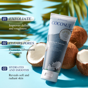 KORMESIC Certifié Bpom Vente en gros 200g Gel exfoliant pour le visage et le corps aux fruits Nettoyant visage lissant et éclaircissant - Product Image 2