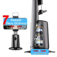 Stabilisateur de cardan ADYSS A200 Ai avec suivi automatique du visage, poignée secondaire, télécommande sans fil, perche à selfie, trépied avec lumière d'appoint
