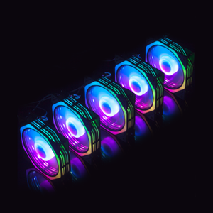 Mới đến 120mm RGB Fan CPU Cooler trường hợp máy tính RGB PC làm mát người hâm mộ đầy màu sắc argb chơi game PC trường hợp Cooler người hâm mộ - Product Image 4