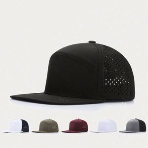 Gorra de Béisbol Deportiva de Alta Calidad para Exteriores, Impermeable, con Cierre a Presión, con Orificios Cortados con Láser, de 7 Paneles - Product Image 1
