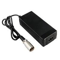 Kabbol 54.6V 2A chargeur de batterie de vélo électrique pour batterie au Lithium 48V tension d'entrée AC120V à 240V avec XLR 3pin pour Scooter
