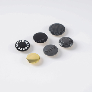 Oeko-tex yhg Khắc Biểu Tượng Tùy Chỉnh Brass Kẽm Hợp Kim Botones Báo Chí Men Kim Loại <span class=keywords><strong>Snap</strong></span> Nút Cho Áo Khoác Áo Khoác - Product Image 1