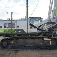 Foreuse rotative à couple élevé ZR160L Zoomlion de classe 50T, dotée d'une puissance de 154 kW et d'une profondeur de forage de 1,5 m