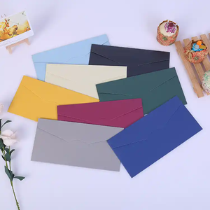 <span class=keywords><strong>Enveloppes</strong></span> rectangulaires pliables en papier kraft noir imprimées sur mesure avec options de papier offset et de carton, couleur et taille personnalisées - Product Image 4