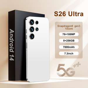 สมาร์ทโฟน <span class=keywords><strong>S26</strong></span> Ultra รุ่นฮิตขายดีปี 2025 Octa-core Mtk แรม 16GB+รอม 1TB กล้องคู่ 48MP หน้าจอ 7.3 นิ้ว HD AMOLED แบตเตอรี่ 7000mAh รองรับภาษาสเปน/ฝรั่งเศส/เยอรมัน - Product Image 5