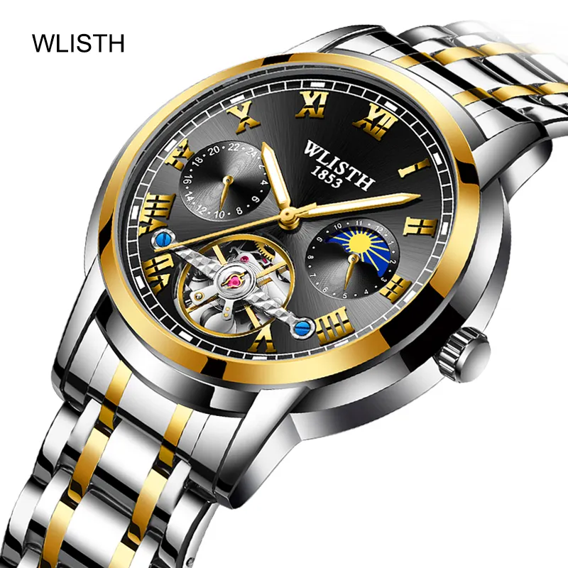 Ready To Ship WLISTH Brand Affordable Men High Quality Movement Automatic mens Diver Watches For man