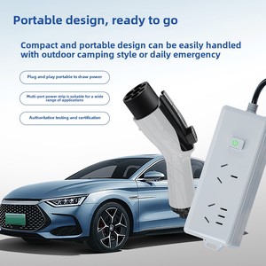 VL2 New Energy <strong>Electric</strong> Vehicle Charging <strong>Cable</strong> Outdoor <strong>Camping</strong> Cross-Border Exclusive Supply External Discharge Power Gun Socket - Product Image 4