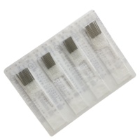 Aiguilles d'acupuncture jetables stériles en acier inoxydable, 0.16x7mm, 1000 pièces, aiguille d'acupuncture avec tube