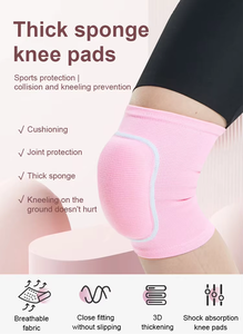 Supporto per Ginocchio con Spugna Spessa, Protezione per Voleibol, Pattinaggio, Yoga e Danza - Product Image 2