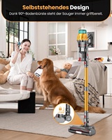Aspirateur à main sans fil léger et puissant V16 ODM OEM, sans sac, pour tapis, sols, animaux domestiques, voitures, usage domestique