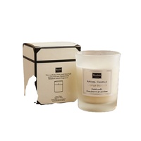 Lilin Kedelai 8OZ Buatan Tangan Dalam Stoples Kaca Putih Murni Dengan Tutup Kayu, Laris Manis, Dekorasi Rumah, Hadiah Pernikahan, Diwali, Hari Valentine, Beraroma Warna-Warni